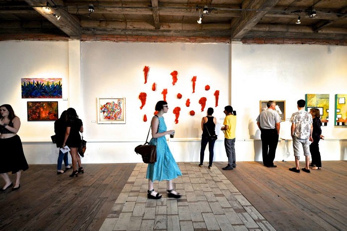 Bea Ying Project's As Though Art Show at Capitol Street Gallery in 2015 (Photo by Juan Ramon Sanchez)